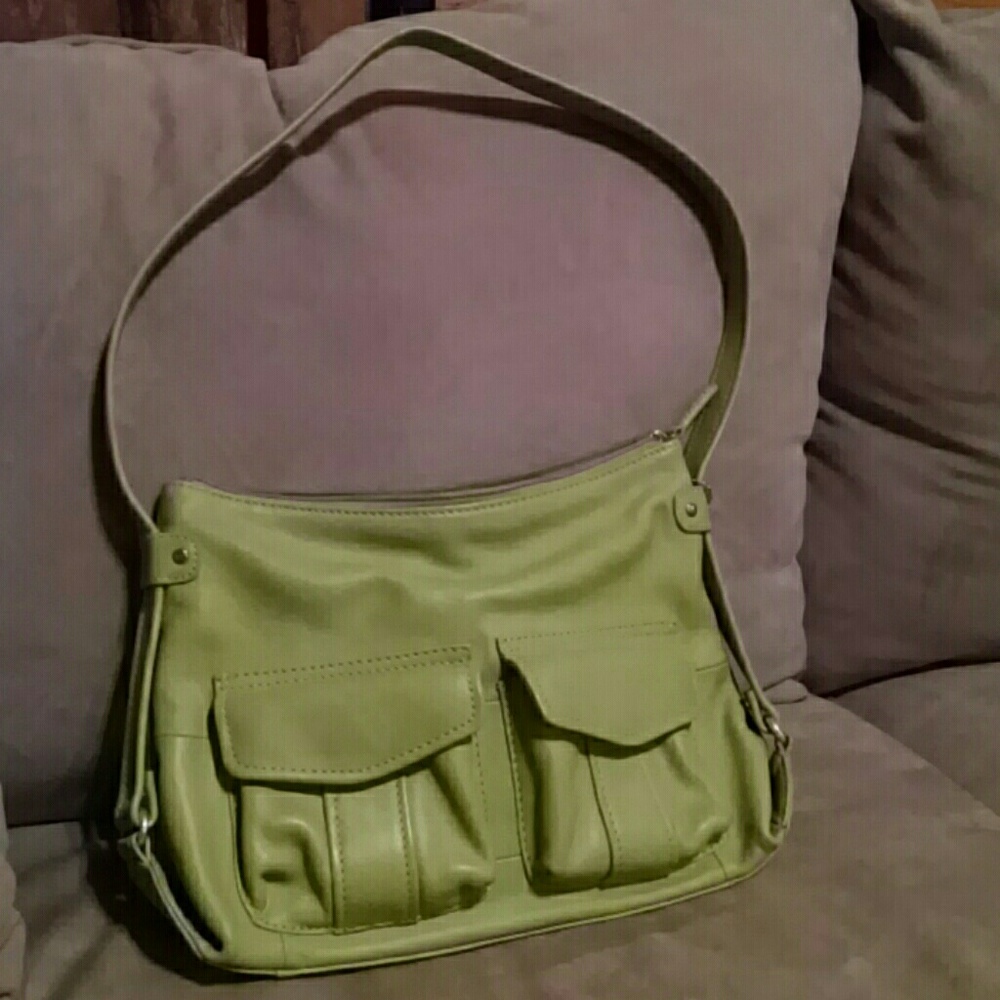 **Authentic** Fossil green purse